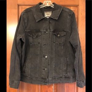 LEVI’S Black Denim Jacket Size 2X